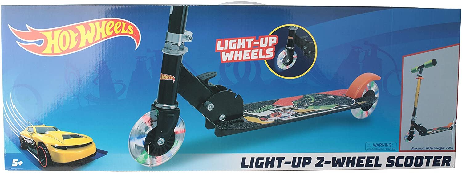 HOT WHEEL LIGHT UP FOLDING SCOOTER Island Hobbies International