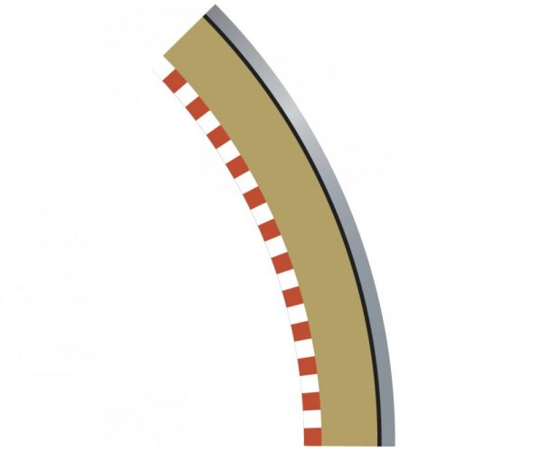 Radius 2 Curve Outer Borders 45 x 4