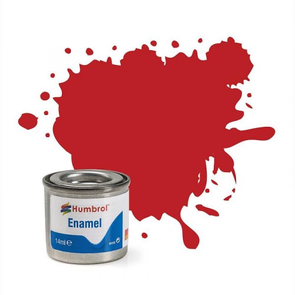 60 Scarlet Matt - 14ml Enamel Paint