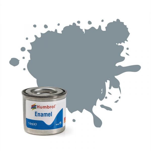 87 Steel Grey Matt - 14ml Enamel Paint