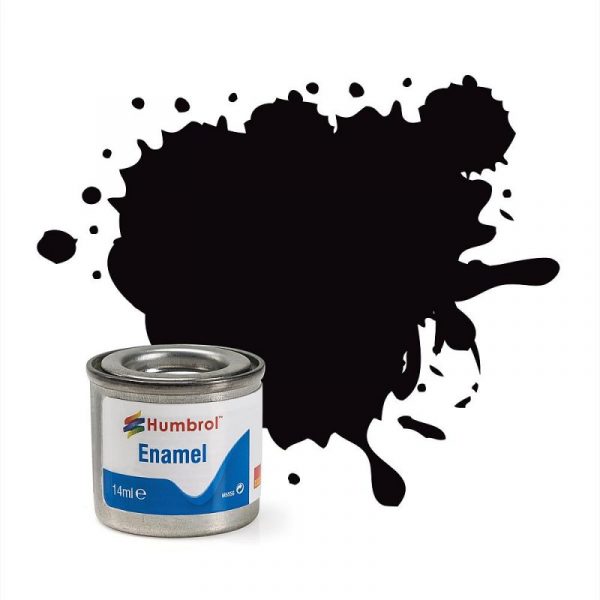 201 Black Metallic - 14ml Enamel Paint