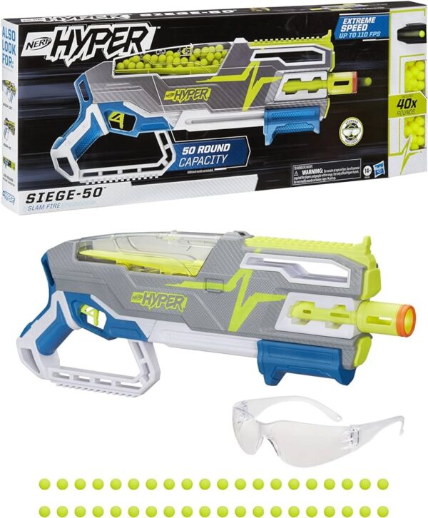 Nerf Hyper Siege-50 Pump-Action Blaster