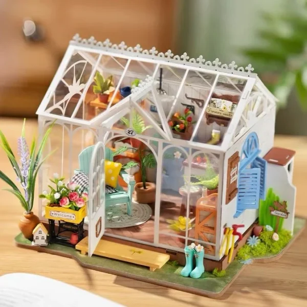 Rolife DIY Miniature Greenhouse Kit Building Set